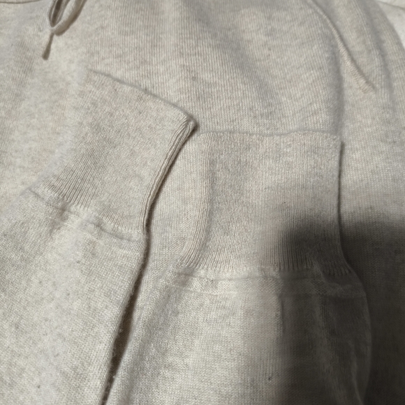 EUC Theory women's 100% cashmere Cream Arleena jogger pants Sz S - Picture 3 of 14